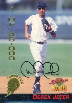 1994 Signature Rookies - Non Serial Numbered Signatures #35 Derek Jeter Front