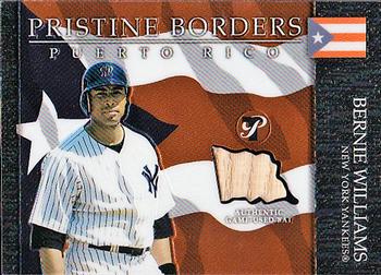 2003 Topps Pristine - Pristine Borders Relics #PB-BW Bernie Williams Front