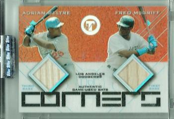 2003 Topps Pristine - Corners Relics Refractors #BM Adrian Beltre / Fred McGriff Front