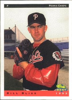 1993 Classic Best Peoria Chiefs #2 Bill Bliss Front