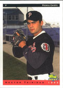 1993 Classic Best Peoria Chiefs #22 Hector Trinidad Front