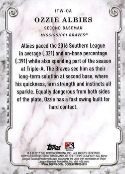 2017 Topps Pro Debut - In the Wings #ITW-OA Ozzie Albies Back