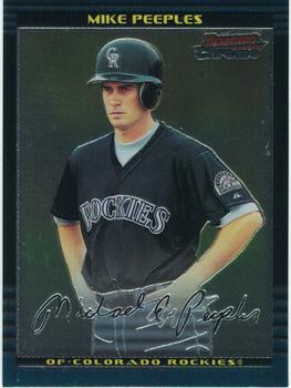 2002 Bowman Chrome #264 Mike Peeples Front