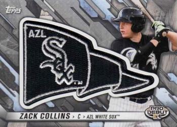 2017 Topps Pro Debut - Pennant Patches #PP-ZC Zack Collins Front