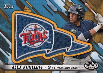 2017 Topps Pro Debut - Pennant Patches Gold #PP-AK Alex Kirilloff Front