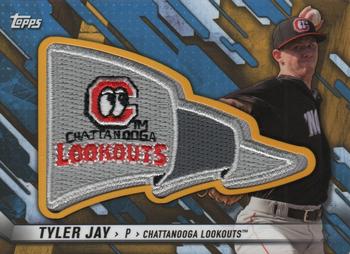 2017 Topps Pro Debut - Pennant Patches Gold #PP-TJ Tyler Jay Front