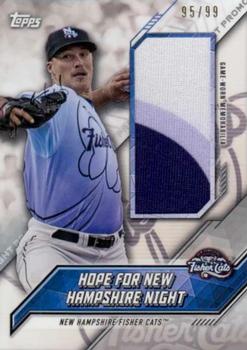 2017 Topps Pro Debut - Promo Night Uniform Relics #PNR-NHN Hope for New Hampshire Night Front