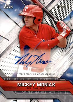 2017 Topps Pro Debut - Pro Production Autographs #PPA-MM Mickey Moniak Front