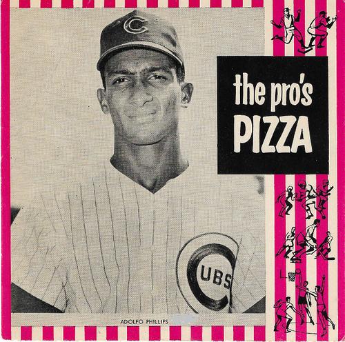 1966 Pro's Pizza Chicago Cubs #NNO Adolfo Phillips Front