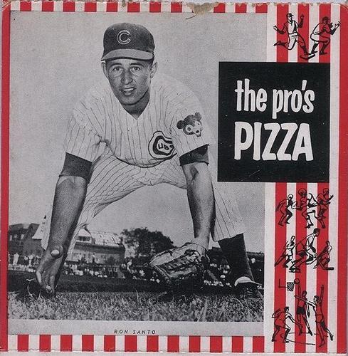 1966 Pro's Pizza Chicago Cubs #NNO Ron Santo Front