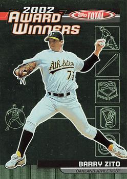 2003 Topps Total - Award Winners #AW1 Barry Zito Front