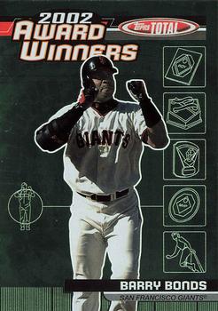 2003 Topps Total - Award Winners #AW4 Barry Bonds Front