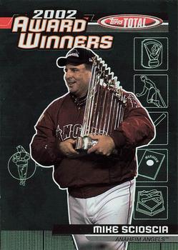 2003 Topps Total - Award Winners #AW30 Mike Scioscia Front