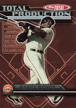 2003 Topps Total - Total Production #TP1 Barry Bonds Front