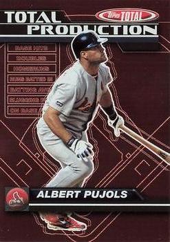 2003 Topps Total - Total Production #TP3 Albert Pujols Front