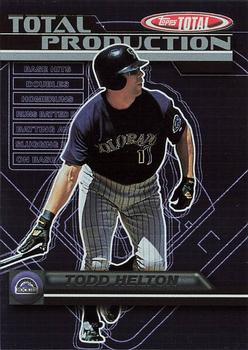 2003 Topps Total - Total Production #TP7 Todd Helton Front