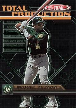2003 Topps Total - Total Production #TP8 Miguel Tejada Front