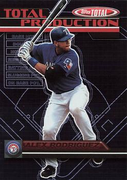 2003 Topps Total - Total Production #TP10 Alex Rodriguez Front