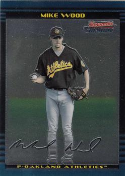 2002 Bowman Draft Picks & Prospects - Chrome #BDP115 Mike Wood Front