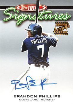 2003 Topps Total - Signatures #TS-BP Brandon Phillips Front