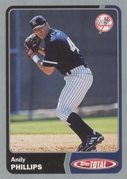 2003 Topps Total - Silver #15 Andy Phillips Front