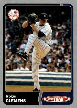 2003 Topps Total - Silver #38 Roger Clemens Front
