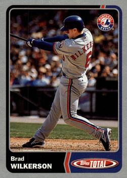 2003 Topps Total - Silver #72 Brad Wilkerson Front