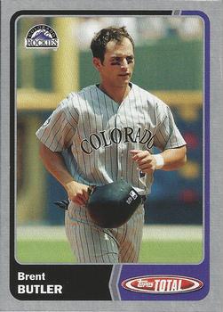 2003 Topps Total - Silver #79 Brent Butler Front