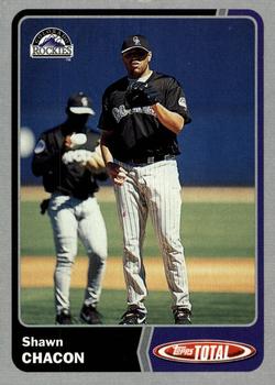 2003 Topps Total - Silver #92 Shawn Chacon Front