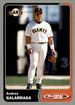 2003 Topps Total - Silver #140 Andres Galarraga Front