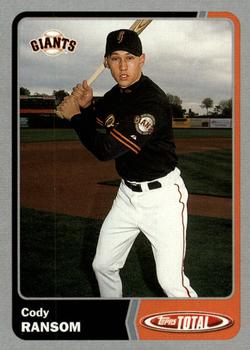 2003 Topps Total - Silver #215 Cody Ransom Front