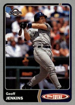 2003 Topps Total - Silver #244 Geoff Jenkins Front