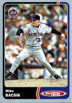 2003 Topps Total - Silver #263 Mike Bacsik Front