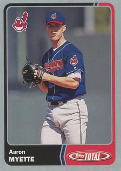 2003 Topps Total - Silver #518 Aaron Myette Front