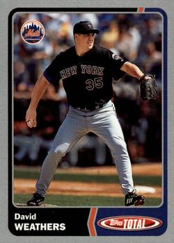 2003 Topps Total - Silver #539 David Weathers Front