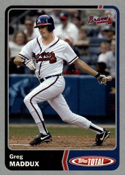 2003 Topps Total - Silver #625 Greg Maddux Front