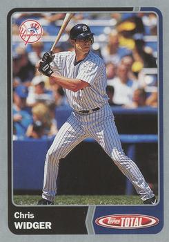 2003 Topps Total - Silver #636 Chris Widger Front