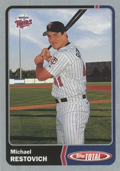 2003 Topps Total - Silver #637 Michael Restovich Front