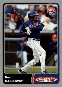 2003 Topps Total - Silver #646 Ron Calloway Front