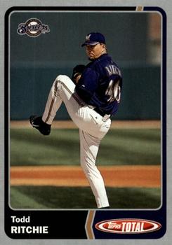2003 Topps Total - Silver #650 Todd Ritchie Front