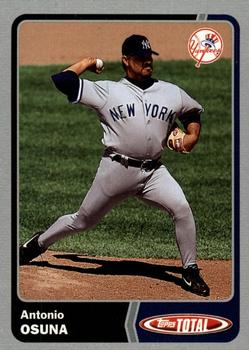 2003 Topps Total - Silver #695 Antonio Osuna Front