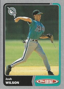 2003 Topps Total - Silver #790 Josh Wilson Front