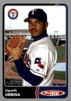 2003 Topps Total - Silver #825 Ugueth Urbina Front