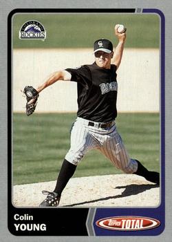 2003 Topps Total - Silver #827 Colin Young Front