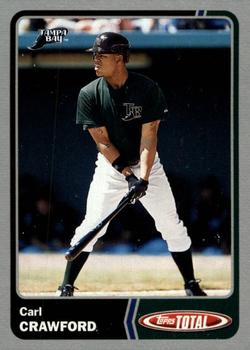 2003 Topps Total - Silver #848 Carl Crawford Front