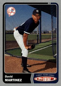 2003 Topps Total - Silver #895 David Martinez Front