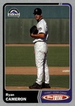 2003 Topps Total - Silver #924 Ryan Cameron Front