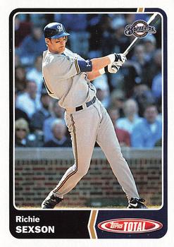 2003 Topps Total - Team Checklists #TTC16 Richie Sexson Front