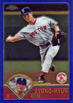 2003 Topps Traded & Rookies - Chrome #T46 Byung-Hyun Kim Front