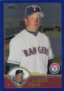 2003 Topps Traded & Rookies - Chrome #T105 Aaron Fultz Front